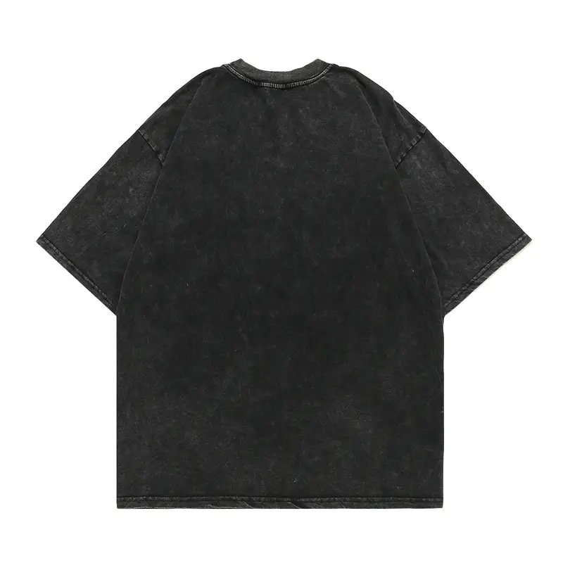 Men's Casual Fashion Old Printed Short-sleeved T-shirt
