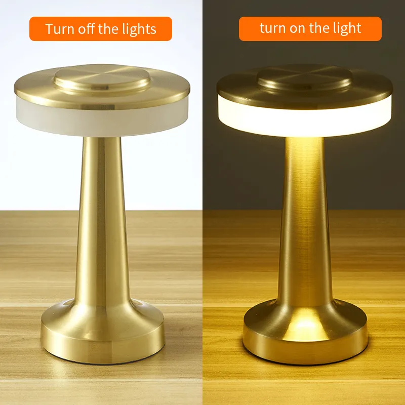 Touch Led Charging Table Lamp Creative Mushroom