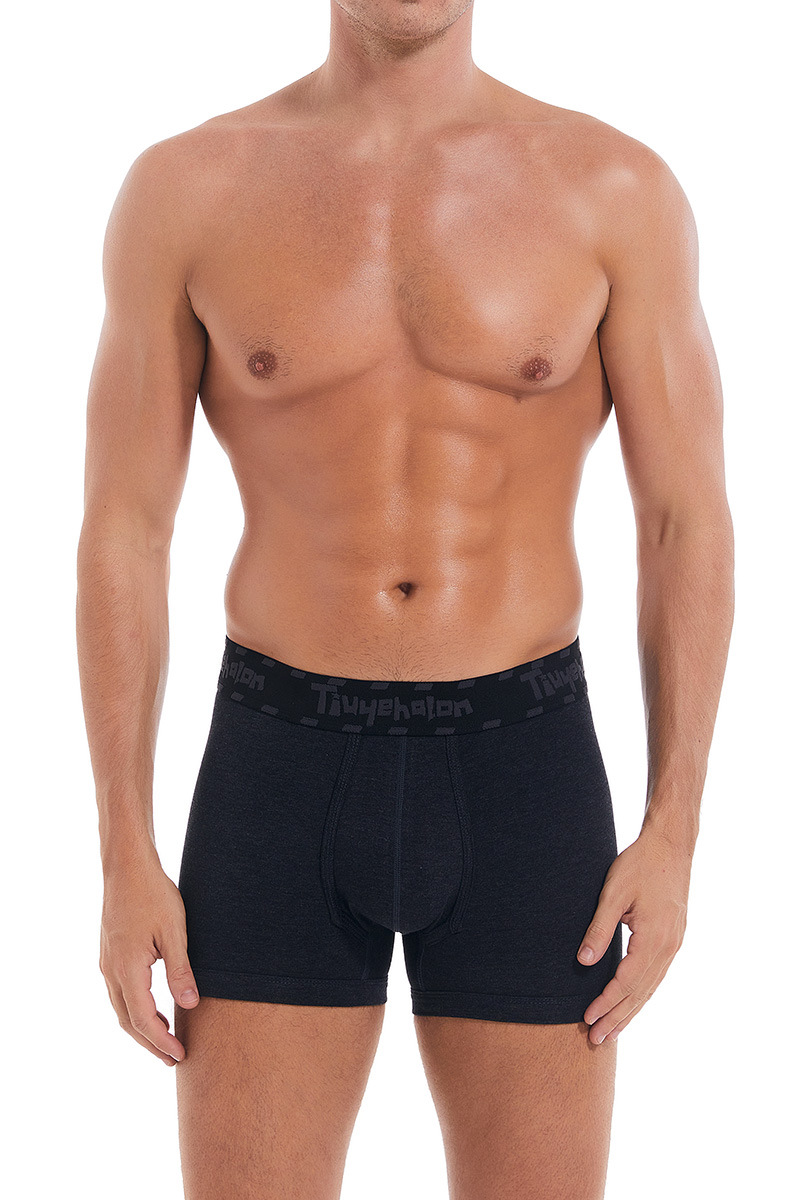 Combed Cotton Men’s High Waist Boxers