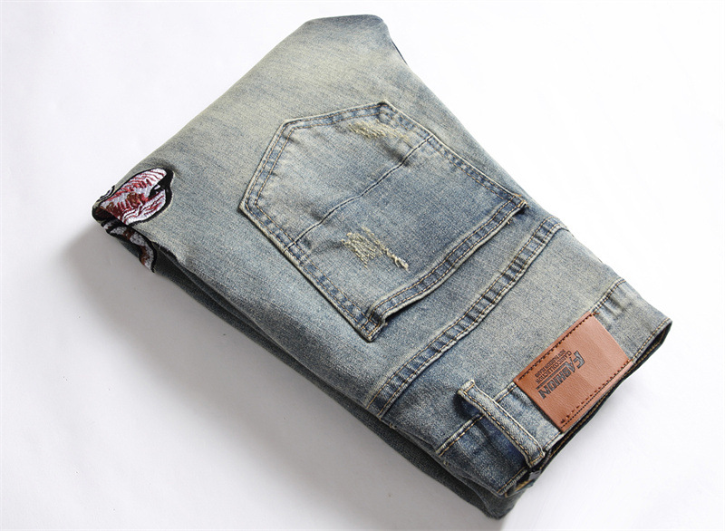 Title 5, Jeugd Jeans Hand Versleten Katoen Broek Halfhog...