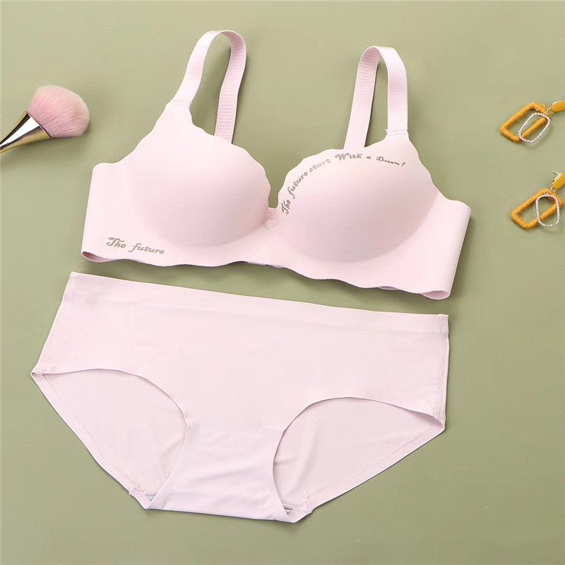 Title 4, Girl underwear flat chest thickening one piece