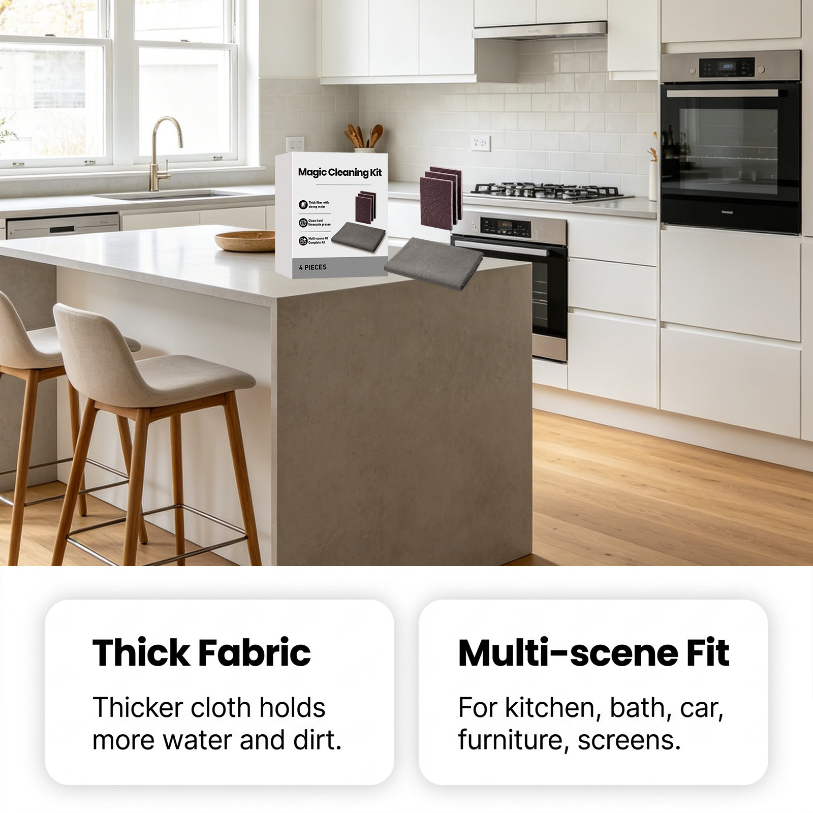 Amazing Cleaning Kit Multifunctional Whole House Cleaning Tool, A Must-Have For Lazy People - Stain Removal And Cleaning — foto 4