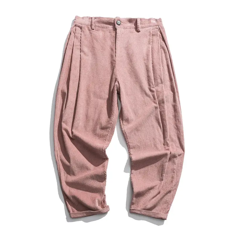 PantsMen's Loose Corduroy Harem Casual Pants Fashion