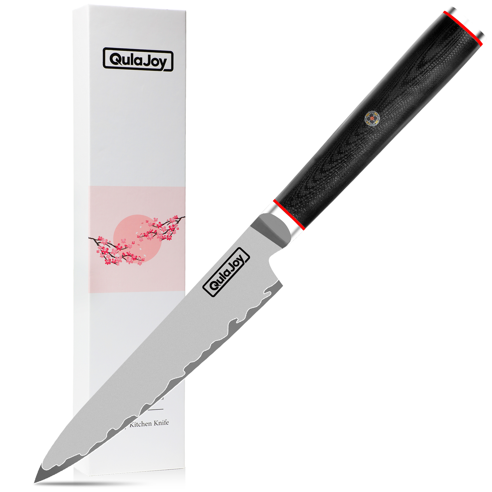 qulajoy vg10 chef knife japanese 10cr15mov steel chefs knives slicing knife for meat vegetable