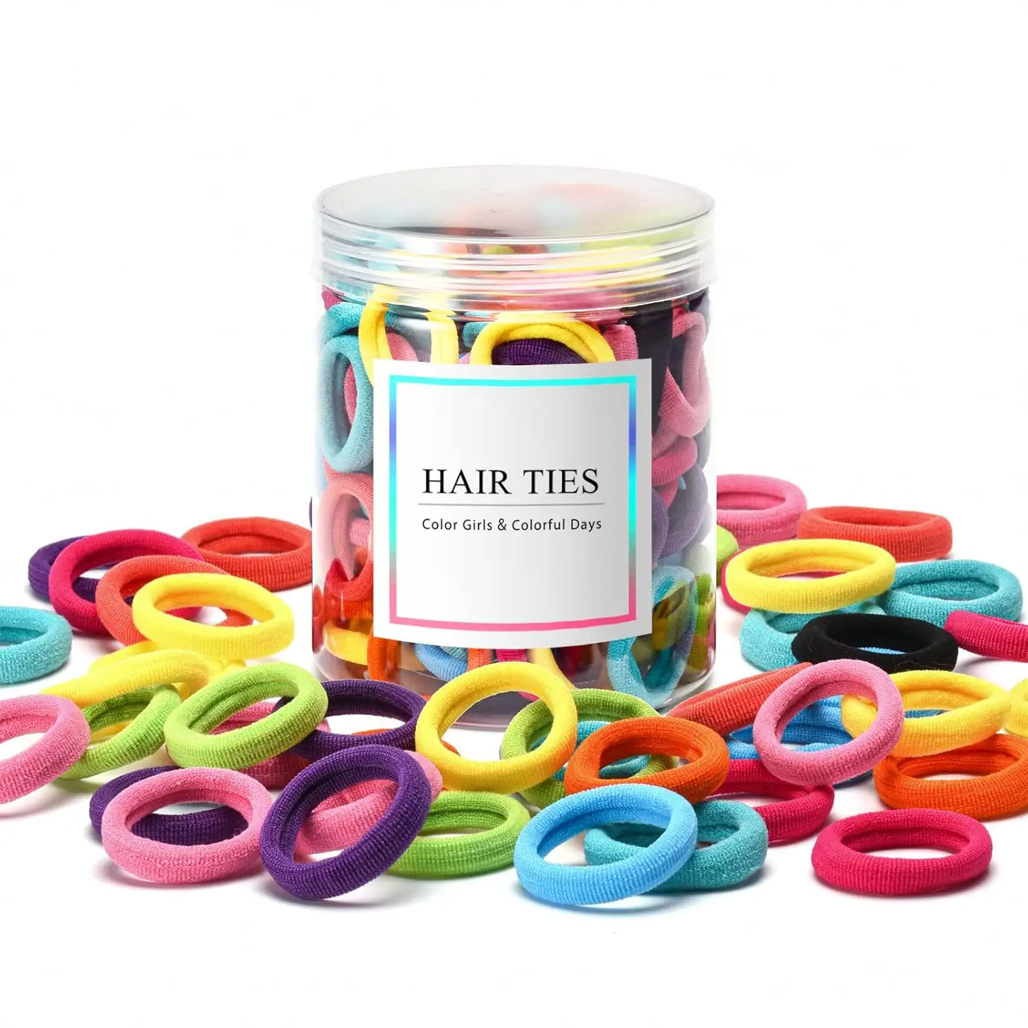Baby Hair Ties, Seamless Cotton Toddler Ties