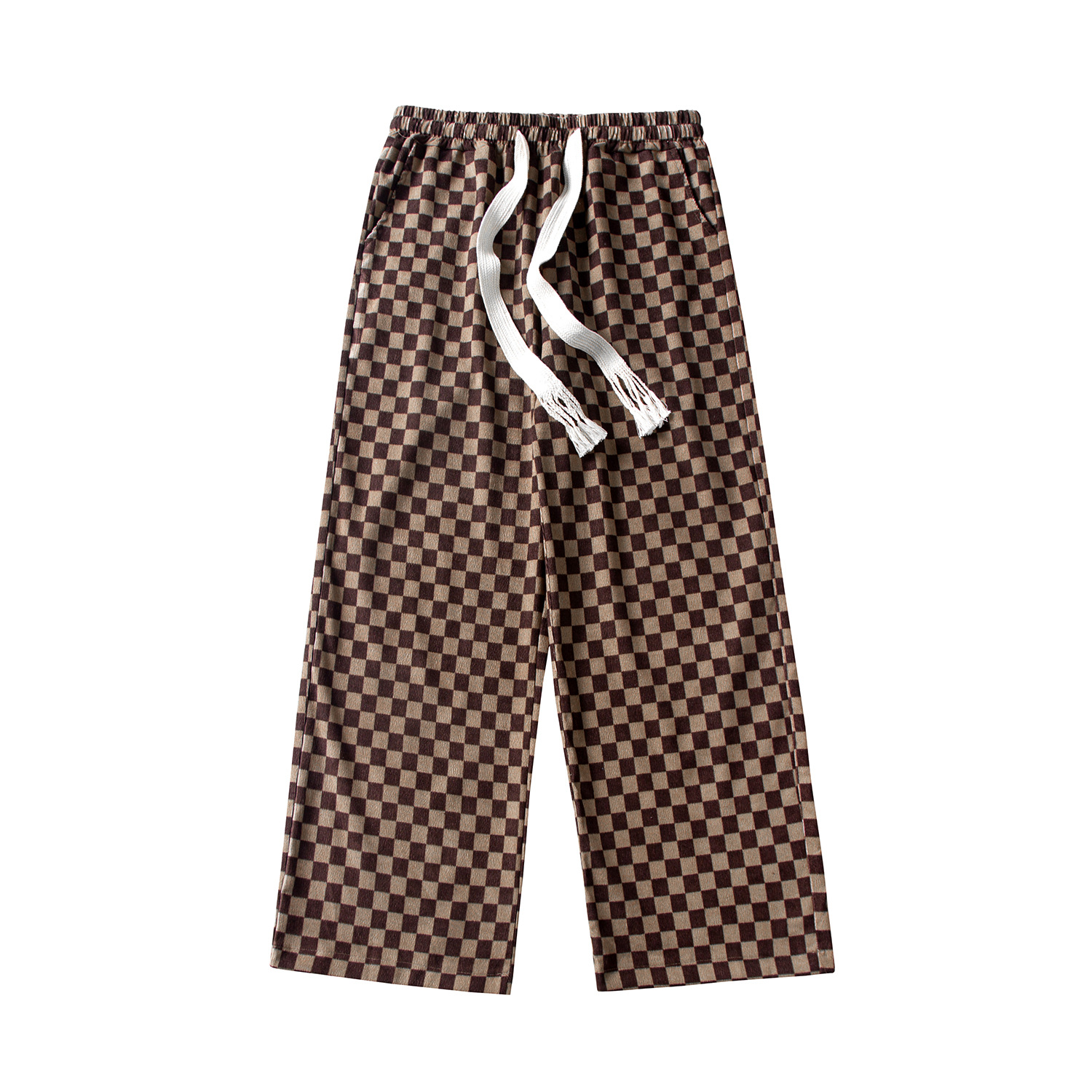 Title 7, Checkerboard Retro Sweatpants Hong Kong Style L...