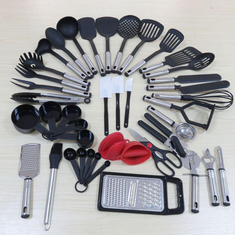 Title 3, Nylon Kitchenware 42-piece Casing Handle Stainl...