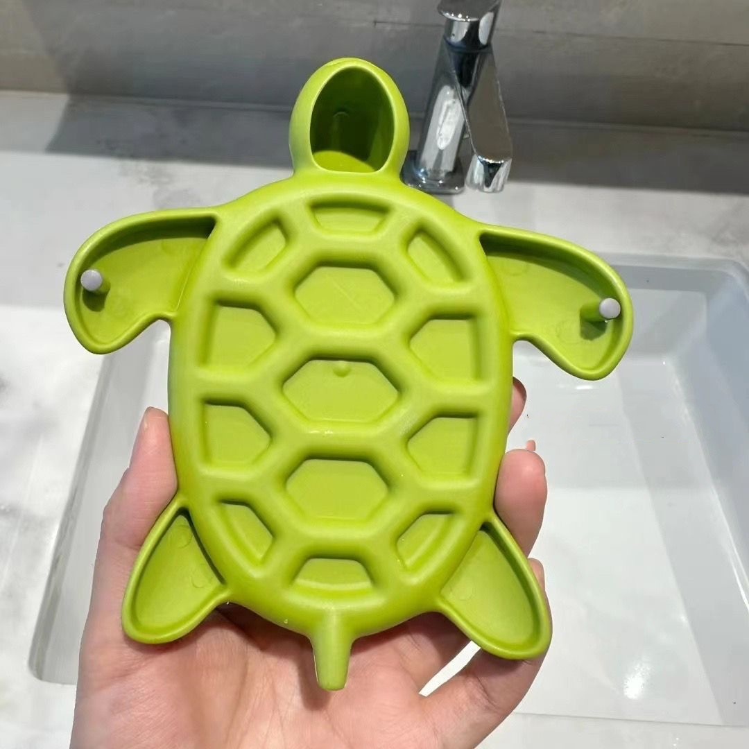 Creative Household Simple Wash Station Cartoon Turtle Soap Box