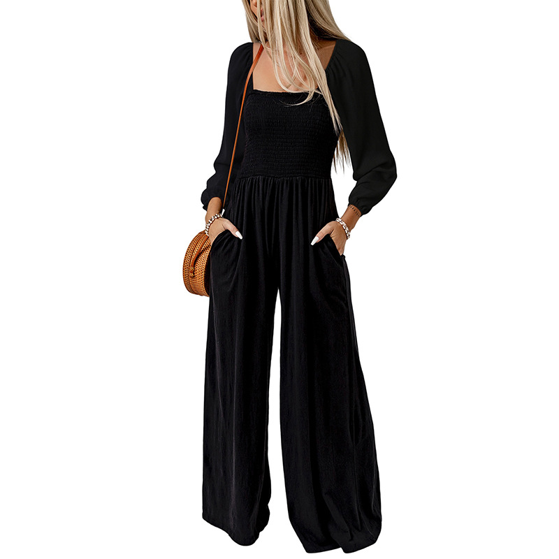 Title 3, Casual All-match High Waist Jumpsuit For Women