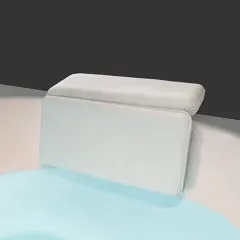 Bathtub Pillow SPA Bathtub Pillow With Suction Cup PU Waterproof Pillow - White - View 1