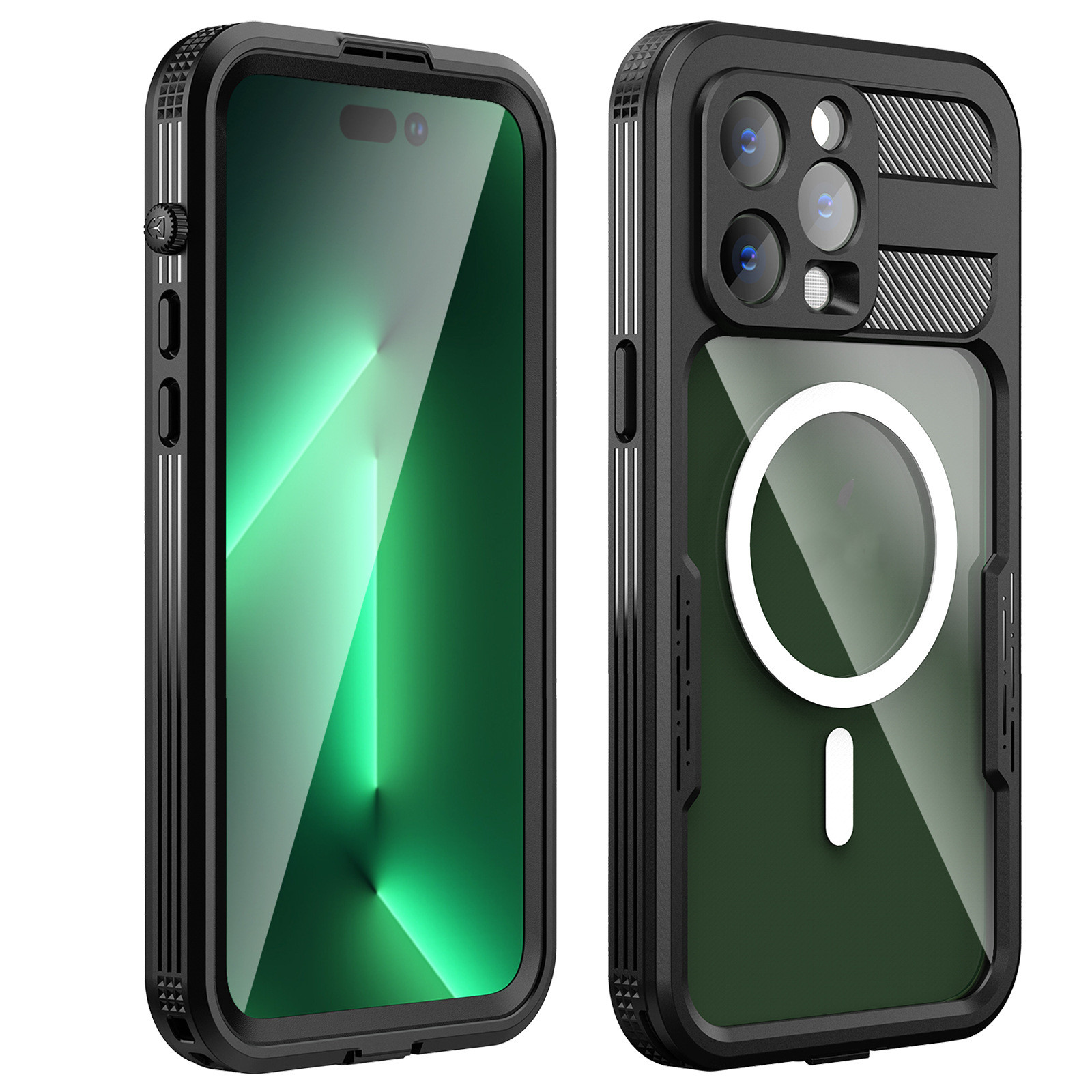 Magnetic Fully Sealed Waterproof And Dustproof Mobile Phone Case - Image 2