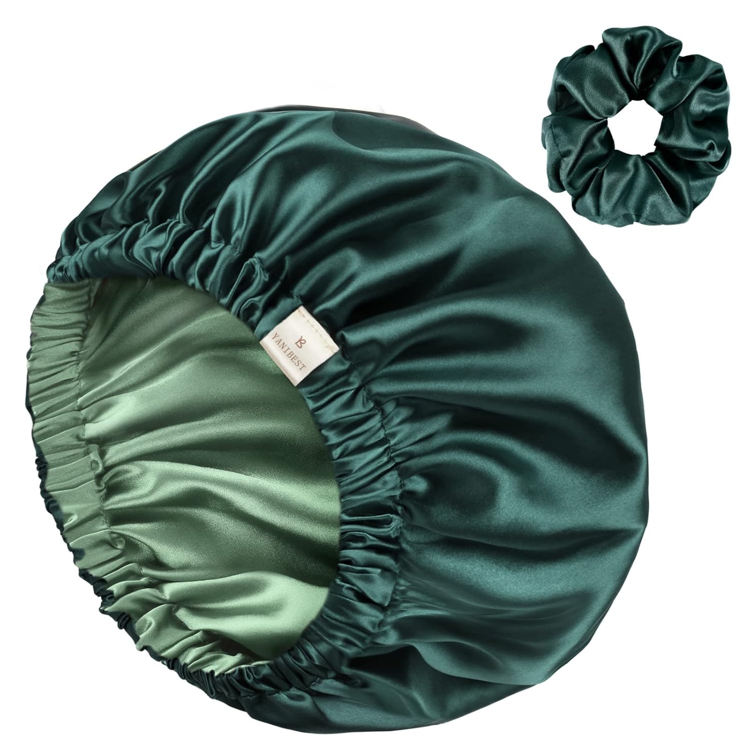 Bonnet de cetim ajustável, Silk Feel Hair Wrap para dormir, proteção do cabelo e controle de frizz, tampa de cabeça reutilizável confortável