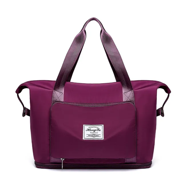 Foldable Large Capacity Women Gym Bags Shoulder Bag Women Training Travel Handle Handbag Yoga Sport Crossbody Tote Bag Women Rose - Shop at LoveMi