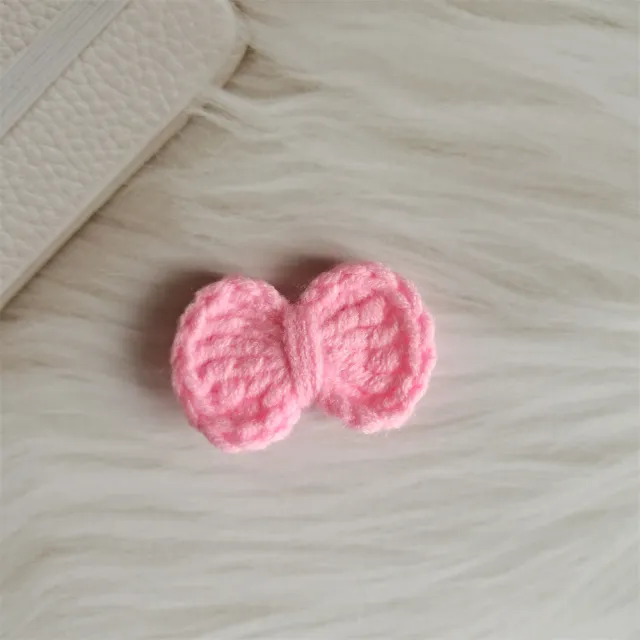 Wool Bow Diy Handmade Finished Pink - Shop at LoveMi
