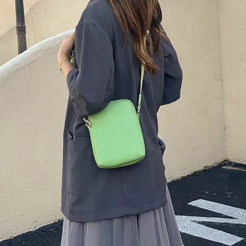 Solid Color Simple Mobile Phone Bags Small Crossbody Shoulder