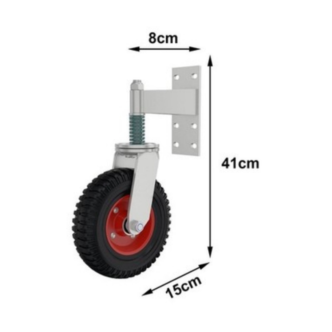 Gate Wheel Spring Shock Absorption Black And Red — image 2