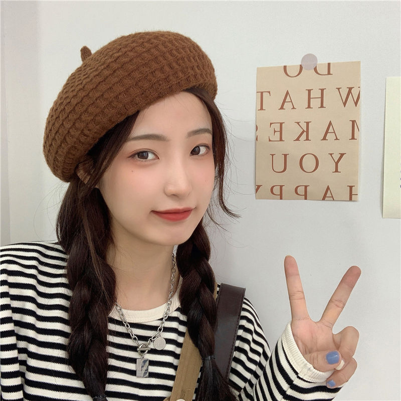 Women's Korean Style Autumn And Winter Wool Beret