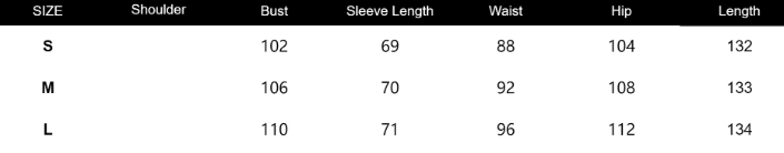 Sheer Organza Trench Maxi Coat Size Chart