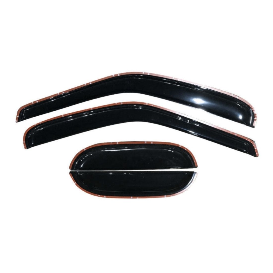 For 97-03 F-150 97-99 F-250 Extended Cab Window Visors Rain Sun Guard Deflector