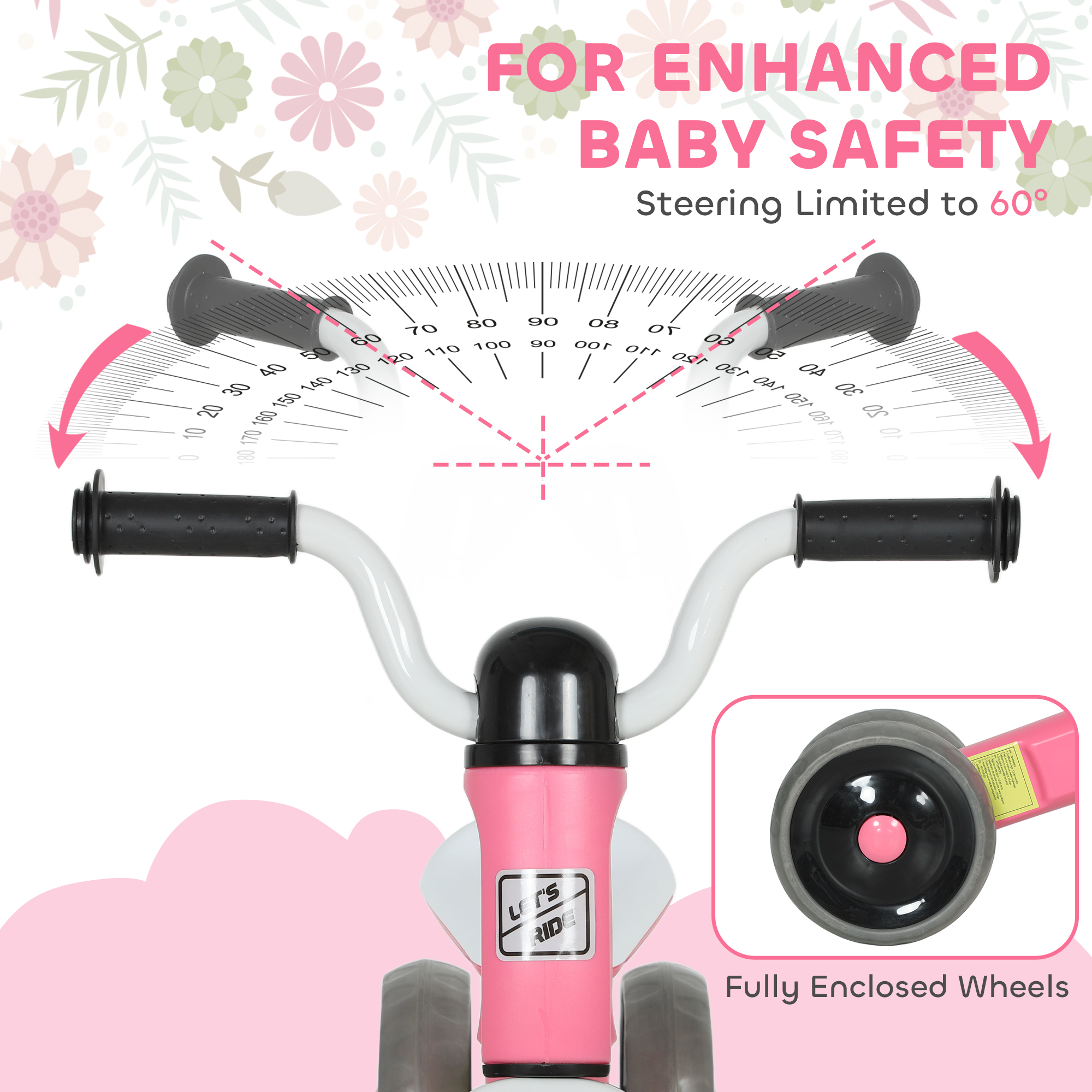 Pedeless Toddler Balance Bike, 3 Silent Wheels, Suitable For Boys And Girls — image 2
