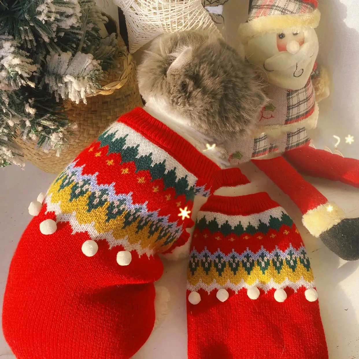 Cat Christmas Clothes Are Festive And Warm In Winter