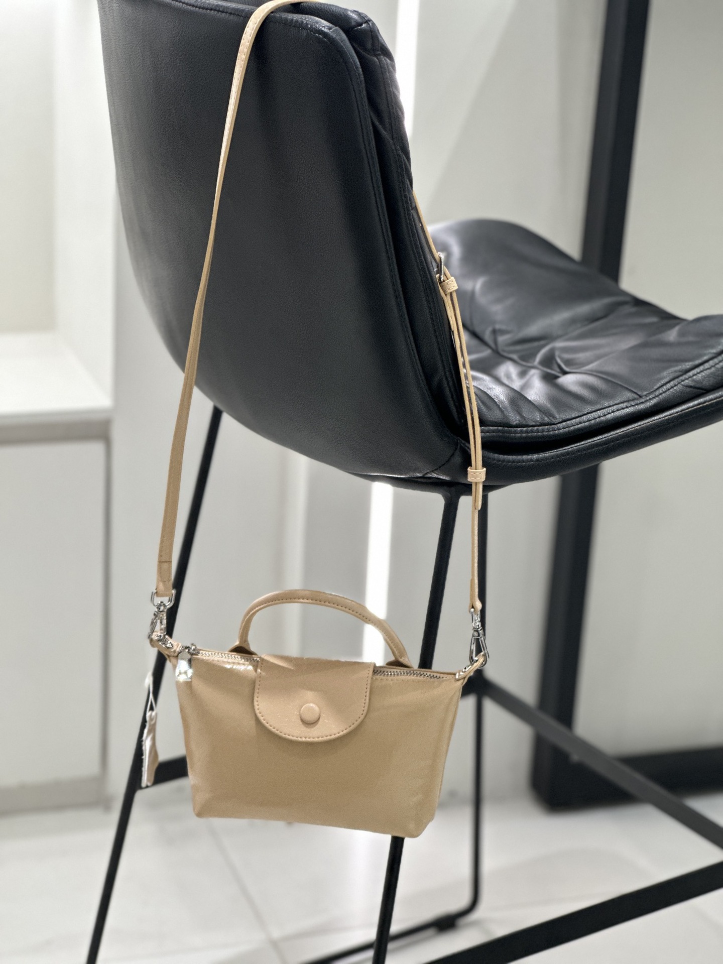 Badi – sac en cuir pour femmes, mini sac boulette – Image 6