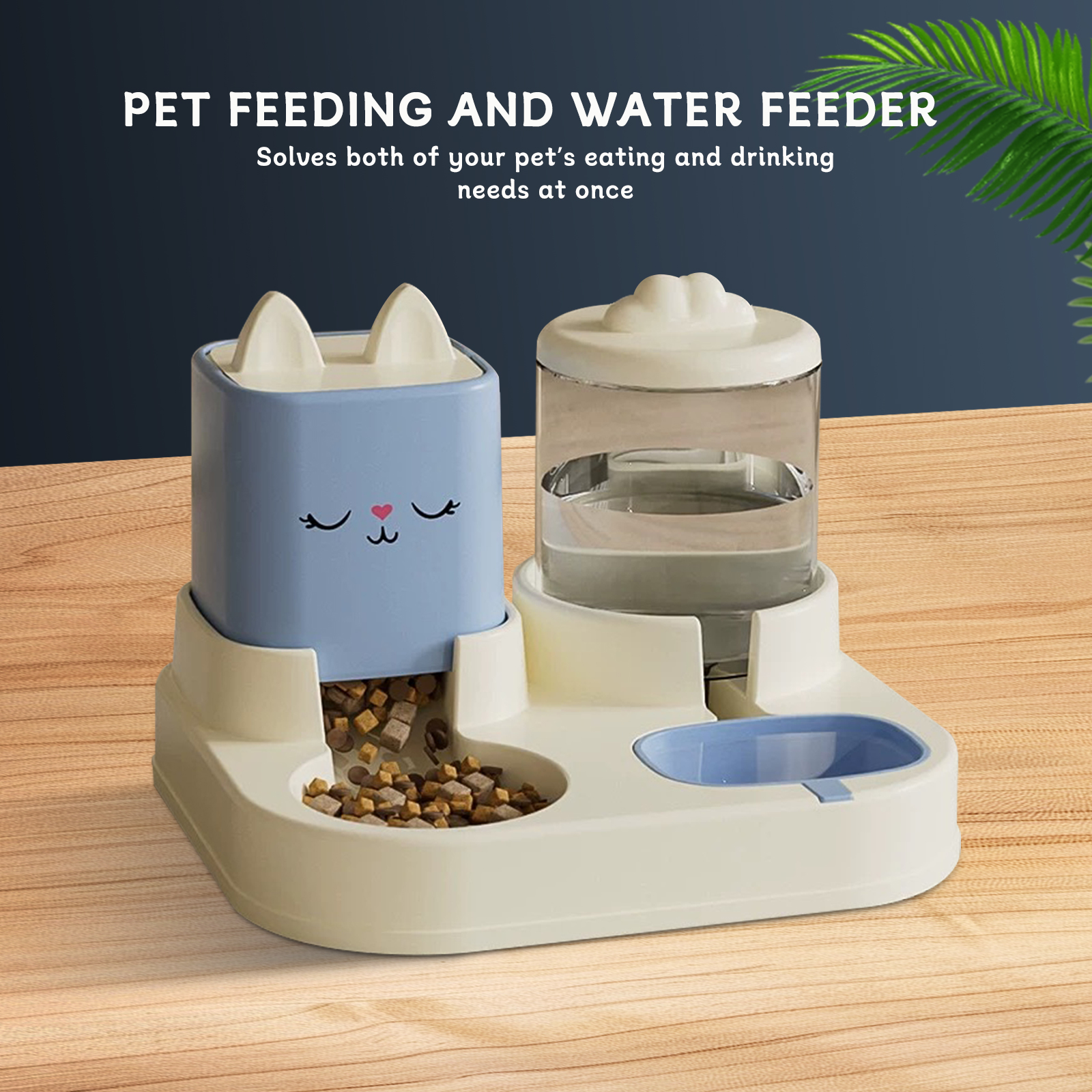 Super Cute Appearance Pet Feeding And Drinking Device, Cleverly Designed With Dr