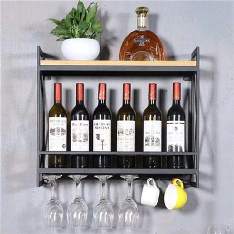 Title 1, Solid Wood Wall-mounted Wine Rack