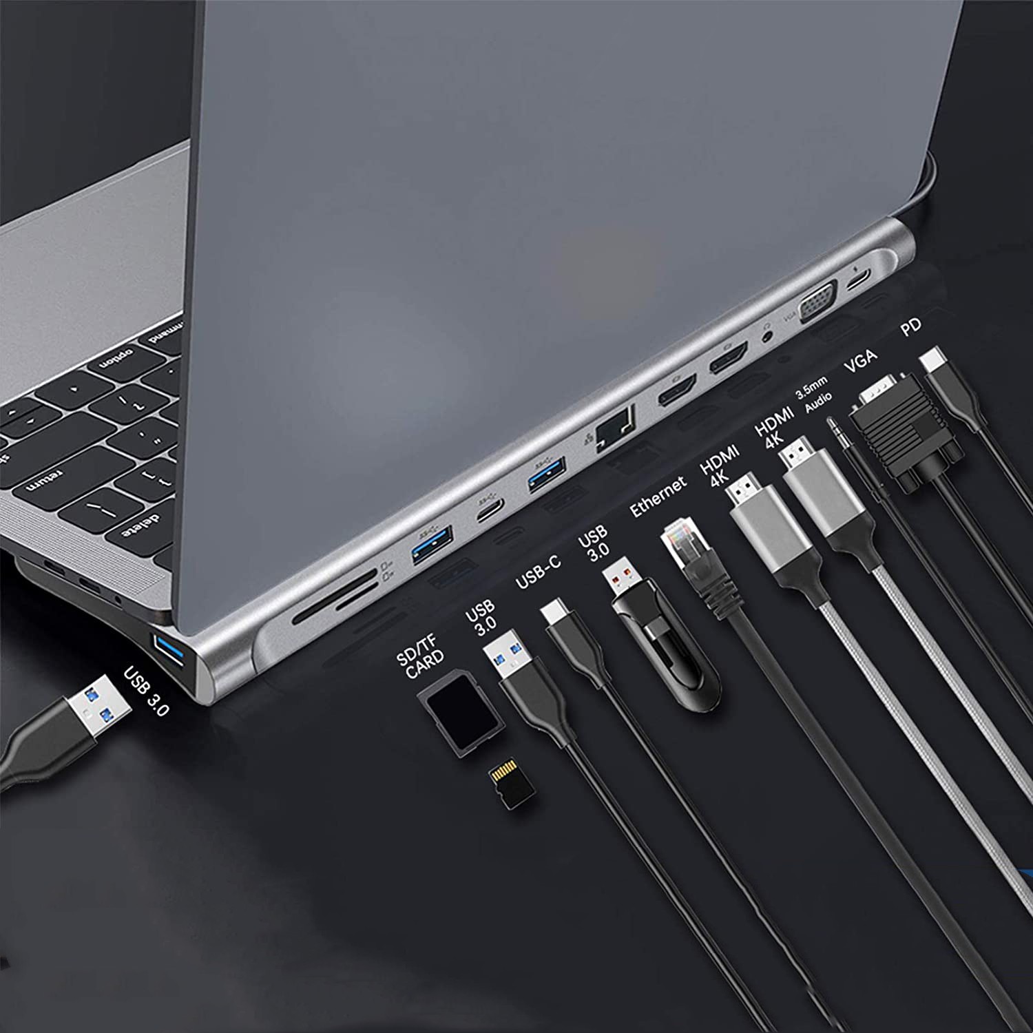 Multipower Dock USB-C To Double PD Fast Charge - Image 3