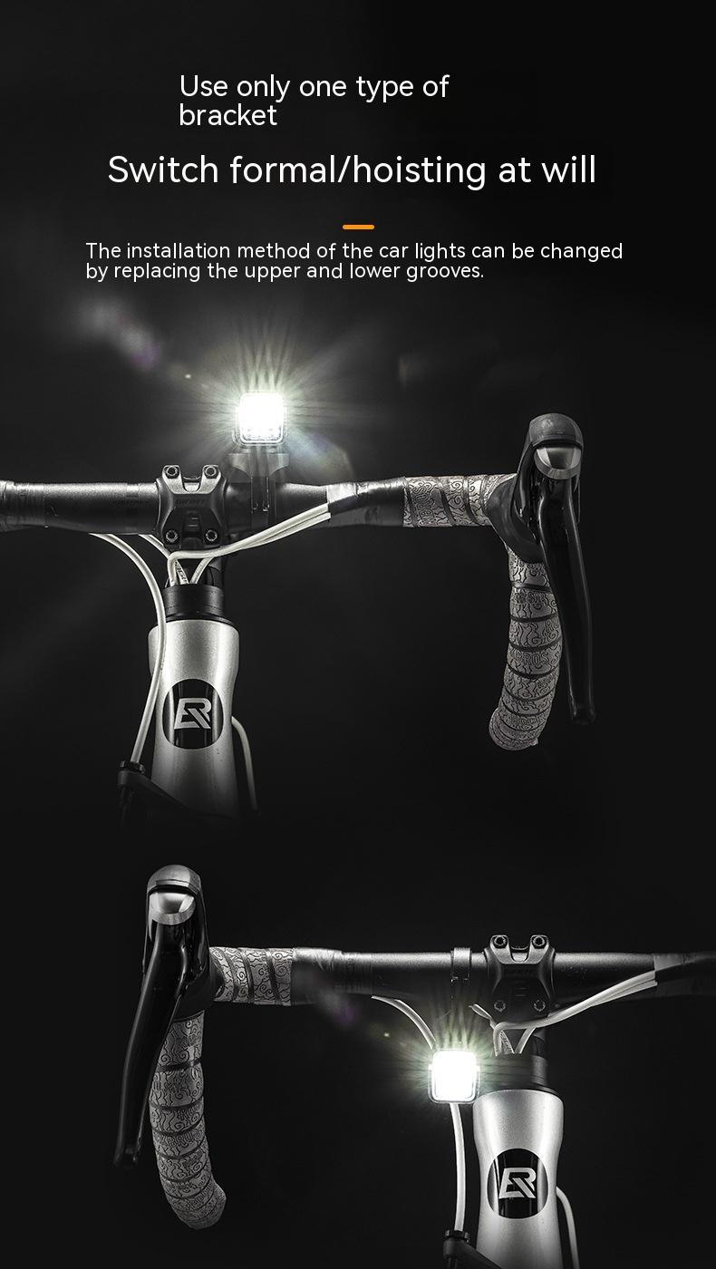 Title 7, Bicycle Light Headlight Strong Light Can Be Hoi...