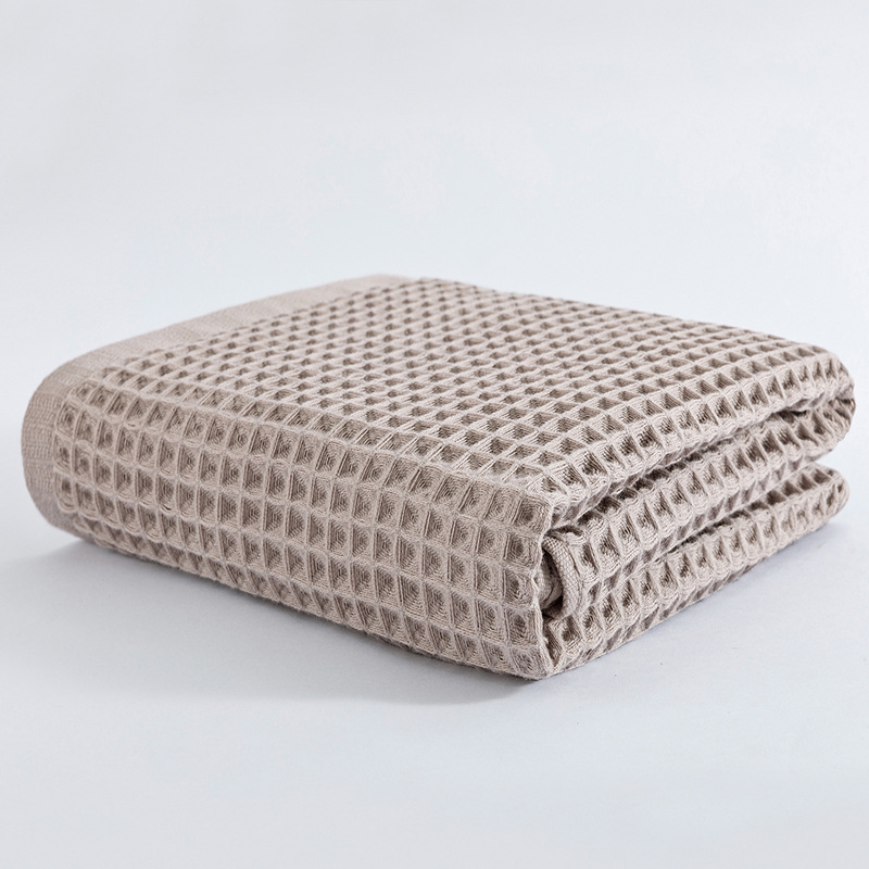 Title 5, Waffle Soft Cotton Bath Towel Is Not Easy To Lint