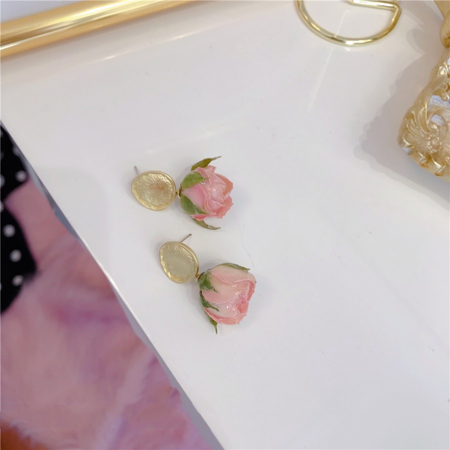 Title 3, Guijin Flower Earpiece French Sweet Dried Flowe...