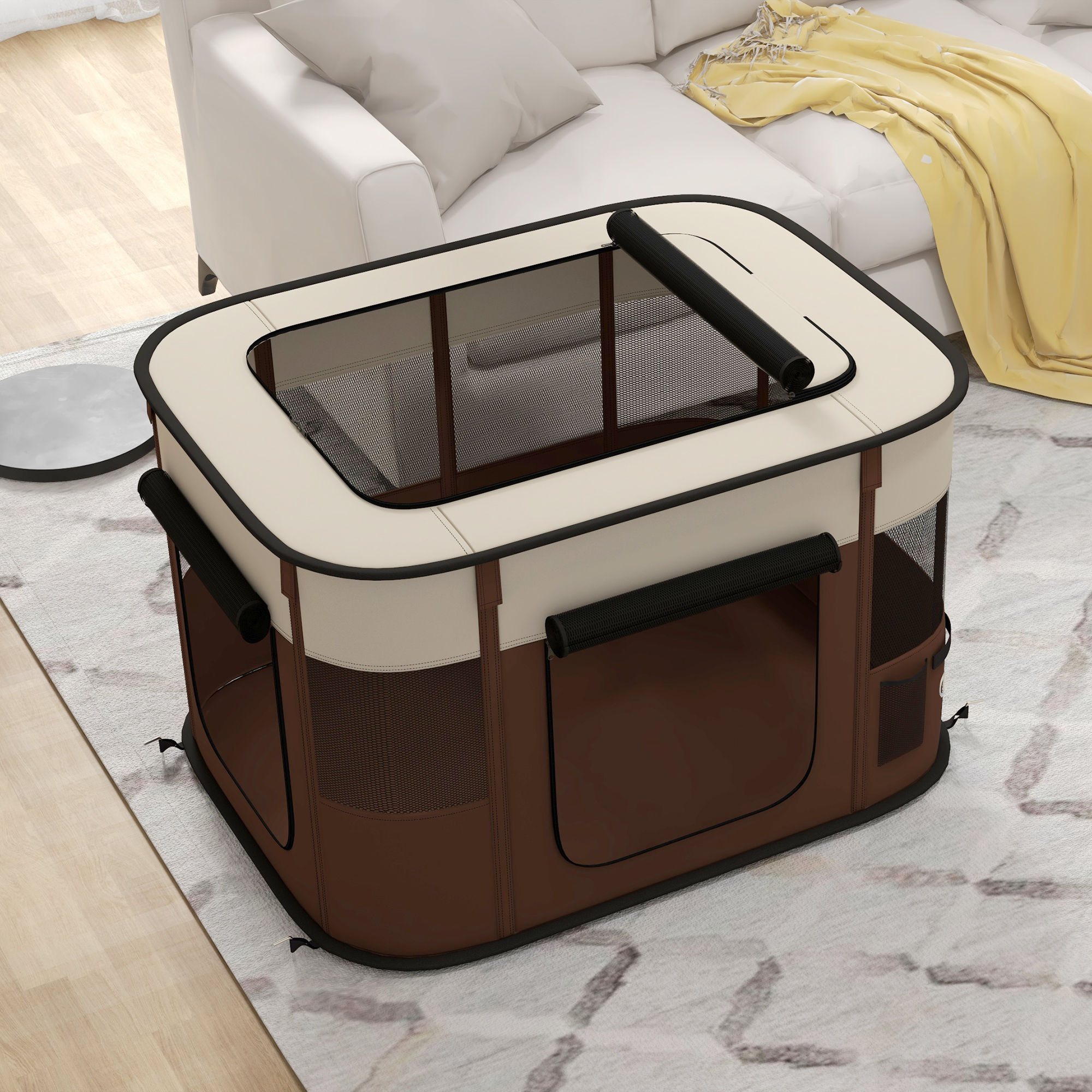 Foldable Dog Fence With Storage Bag, Suitable For Indoor And Outdoor Use — image 11