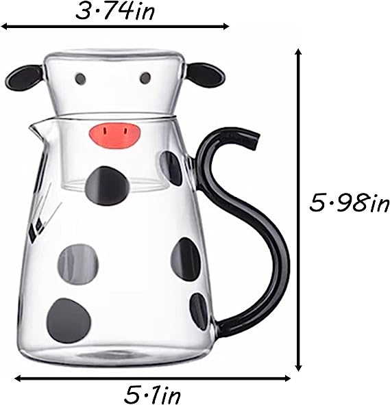 Cow Carafe Pitcher Image