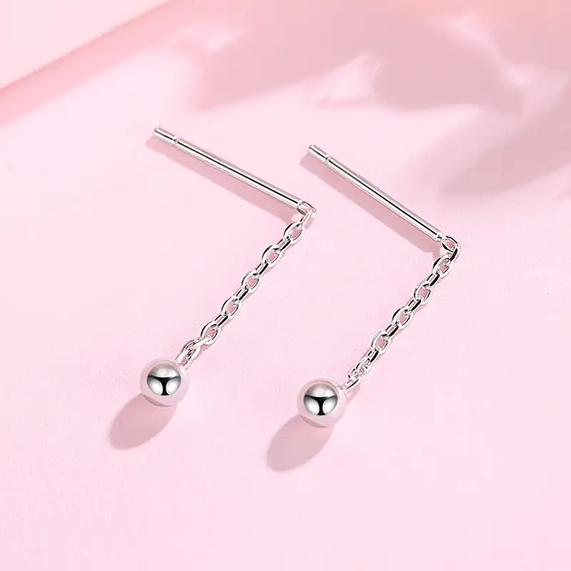 Tassel Small Earlobe Beads Fashion Earrings