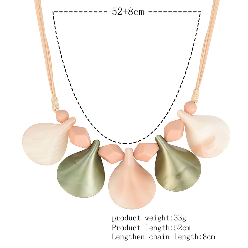New European And American Cross-border Inlaid Fashion Necklace