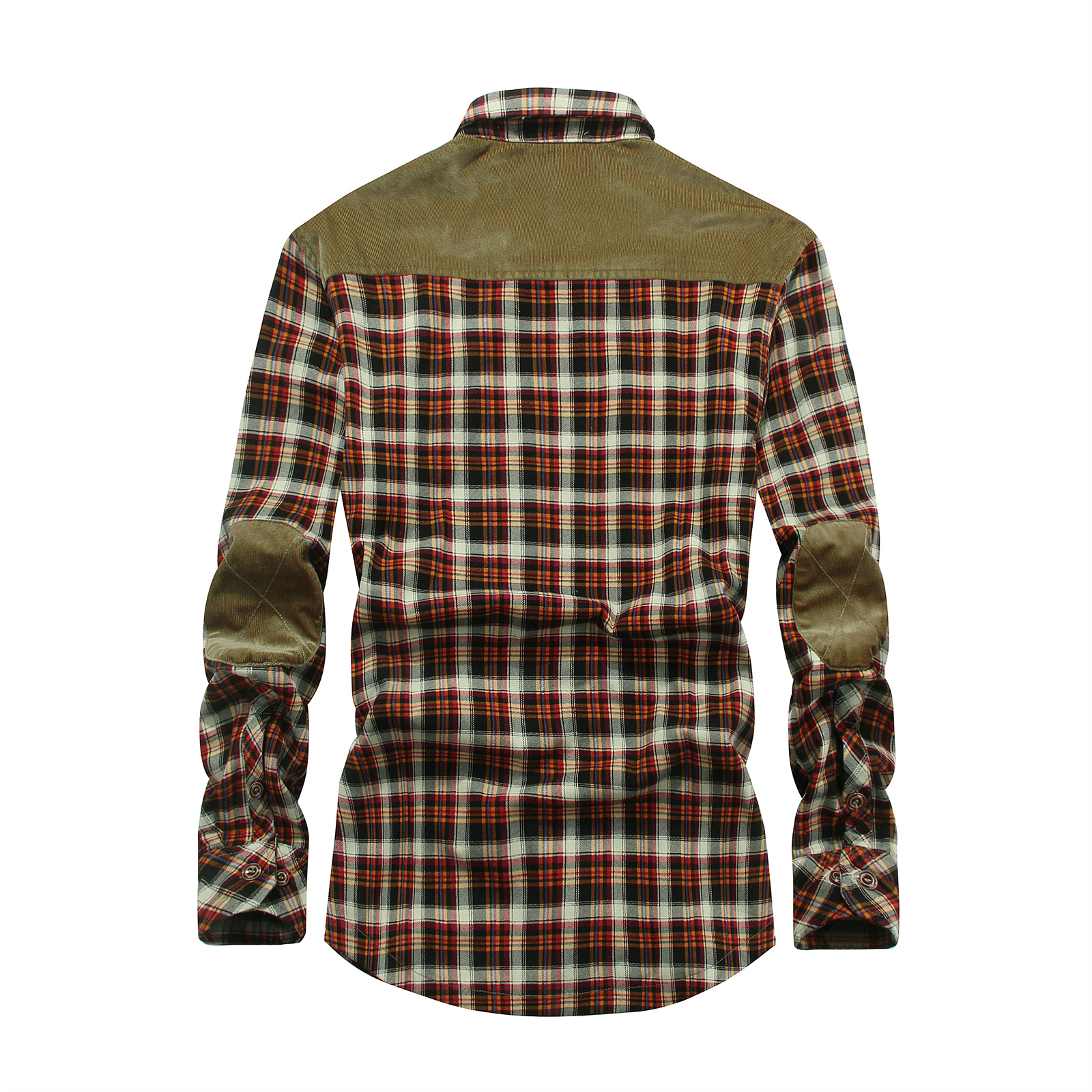Plush Thick Long Sleeved Shirt Casual Loose Plaid Warm Shirt