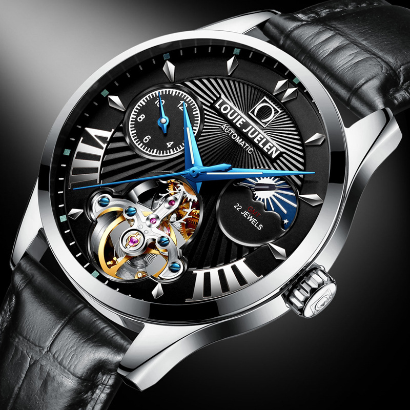 Fashion Trend Hollow Waterproof Male Mechanical Watch