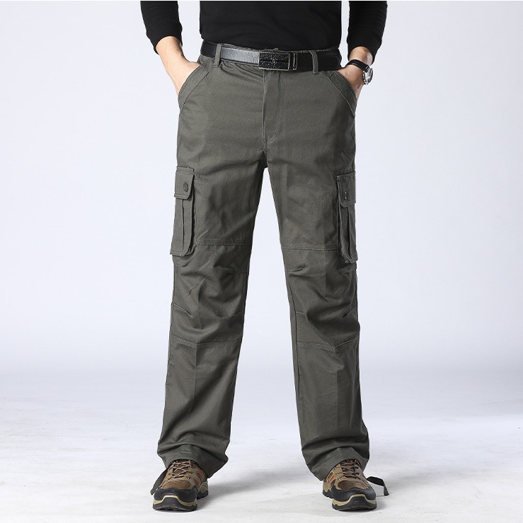 Men's Fashion Casual Fleece And Thick Workwear Pants
