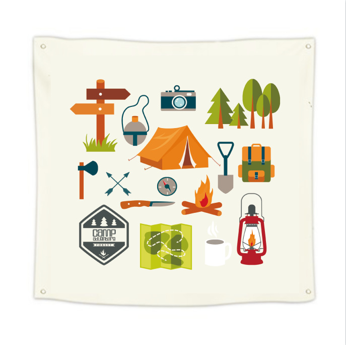 Outdoor Tent Flag Camp Flag