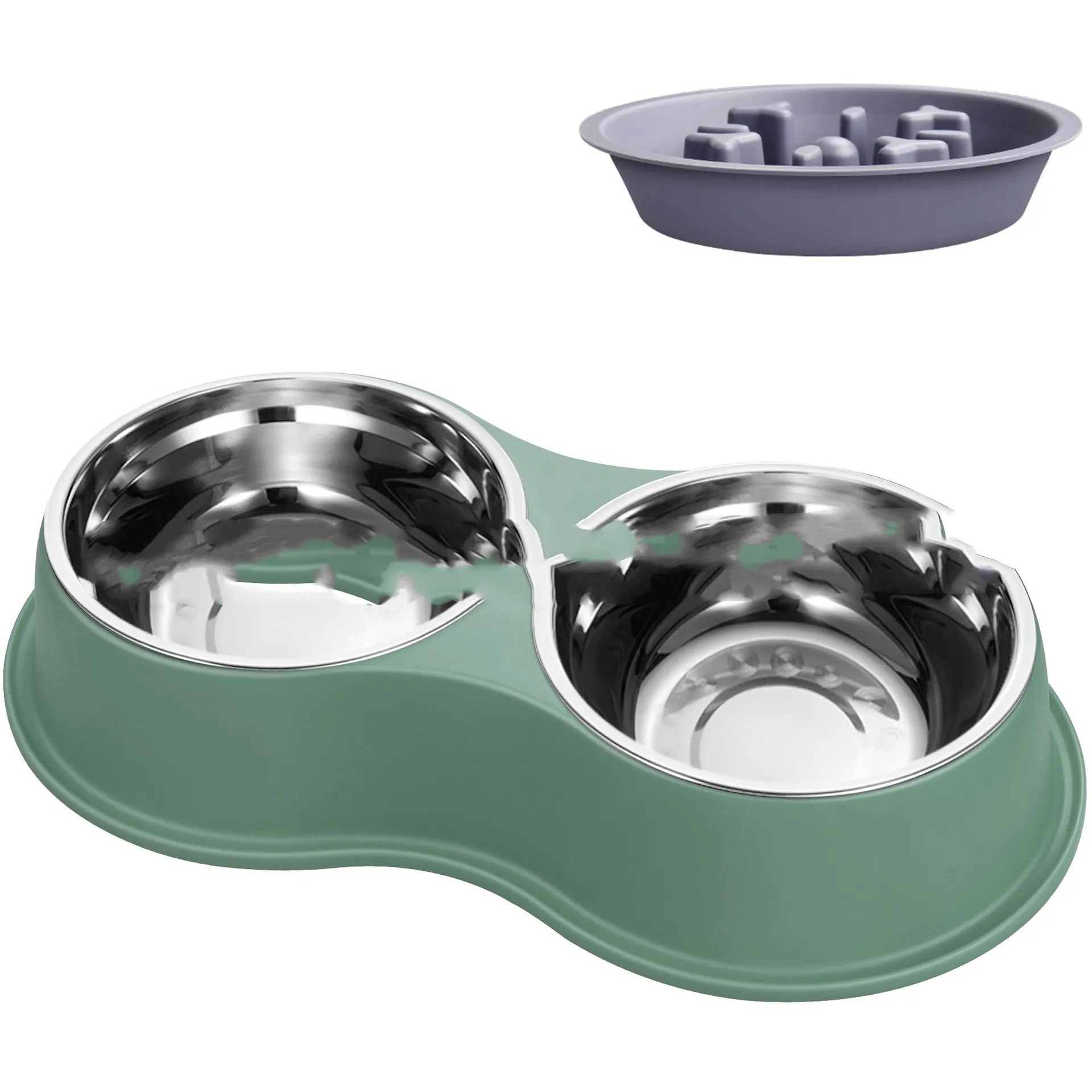 Pet Slow Feeding Bowl Removable Dogcat – image 7