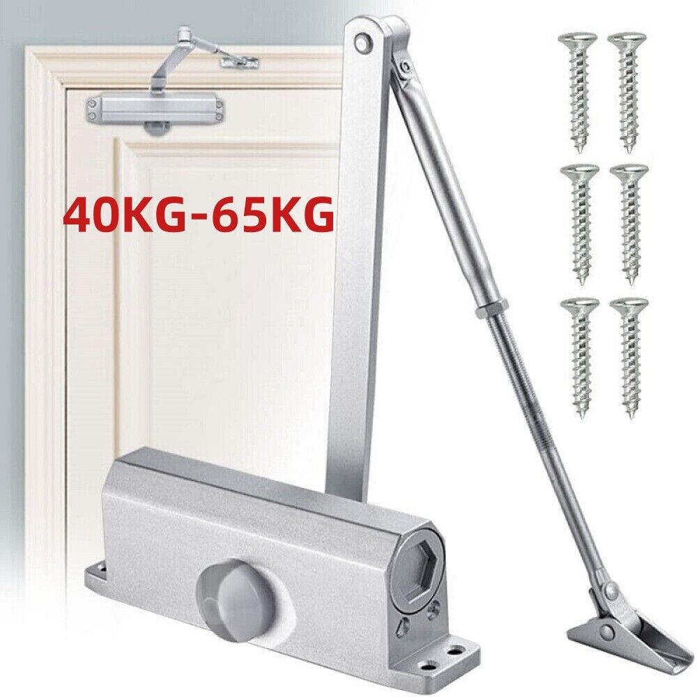 40-65KG Heavy Duty Fire Rated Overhead Door Closer Opener Adjustable Soft Close