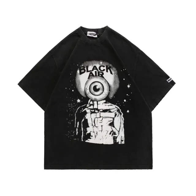 New Retro Dot Print Metaverse Short Sleeve Black - Shop at LoveMi