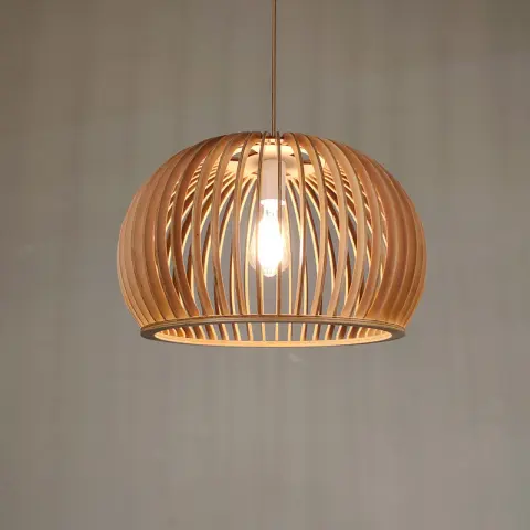 Nordic Wooden Dining Room Bedroom Cafe Half Round Pumpkin