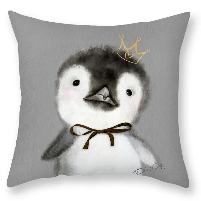 Modern Minimalist Printing Cushion Cover Living Room Sofa Pet Pillow 31 Penguin - Shop at LoveMi