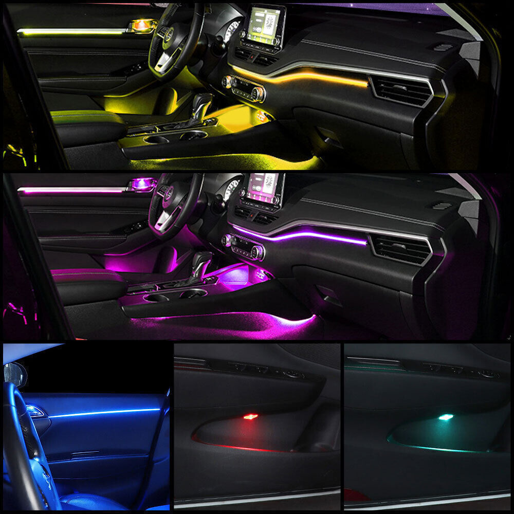 Symphony Full RGB LED Car Interior Acrylic Light Ambient Strip APP Control — image 2