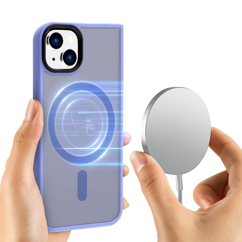 Minimalist Frosted Magnetic Suction Phone Case Protector - Image 5