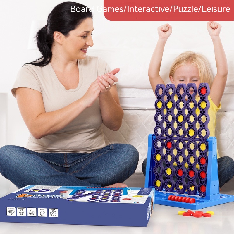 Rotating Stereo Quarto Early Education Puzzle Indoor Parent-child Interactive Game