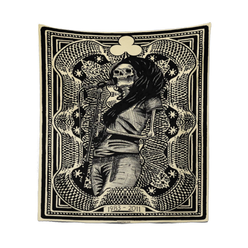 Skull Tapestry Wall Hanging, picture 5 of 9