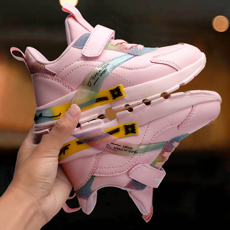 Fashion Sports Shiny Student Running Shoes - Image 1